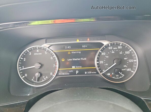 5N1DR3CD3SC249381 2025 NISSAN PATHFINDER Gray Instrument cluster view