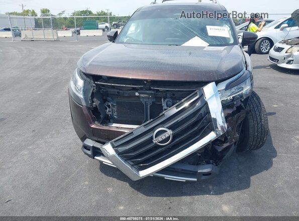 5N1DR3CD7NC200091 2022 NISSAN PATHFINDER Burgundy Vista frontal