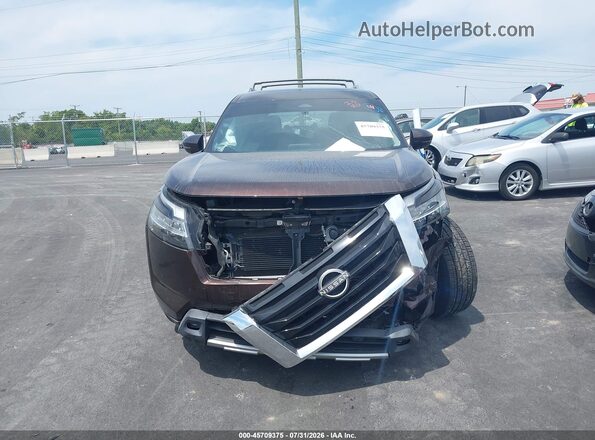 5N1DR3CD7NC200091 2022 NISSAN PATHFINDER Burgundy Vista del cuadro de instrumentos