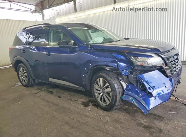 5N1DR3CS4TC232153 2026 NISSAN PATHFINDER Синий Передняя правая четверть