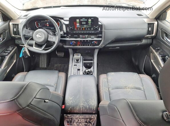 5N1DR3DG4SC280356 2025 NISSAN PATHFINDER Black Առջևի վահանակի տեսք