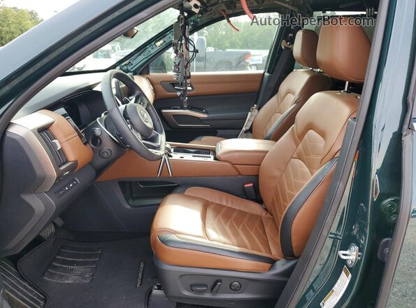 5N1DR3DG5RC296057 2024 NISSAN PATHFINDER Green Widok wnętrza z przodu