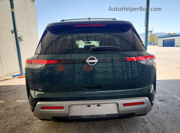 5N1DR3DG8PC243334 2023 NISSAN PATHFINDER Green Vista trasera