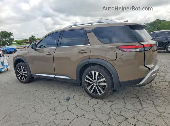 5N1DR3DH5RC225983 2024 NISSAN PATHFINDER Коричневый Задняя левая четверть