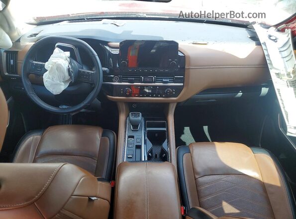 5N1DR3DH8PC265732 2023 NISSAN PATHFINDER Maroon Вид панелі приладів