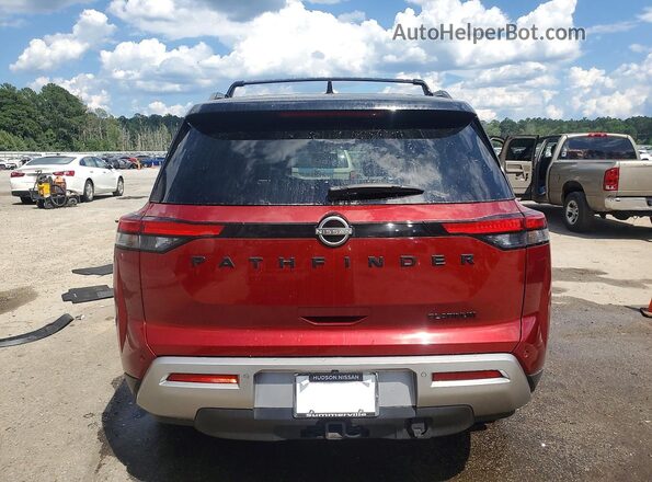 5N1DR3DH8PC265732 2023 NISSAN PATHFINDER Maroon Вид ззаду