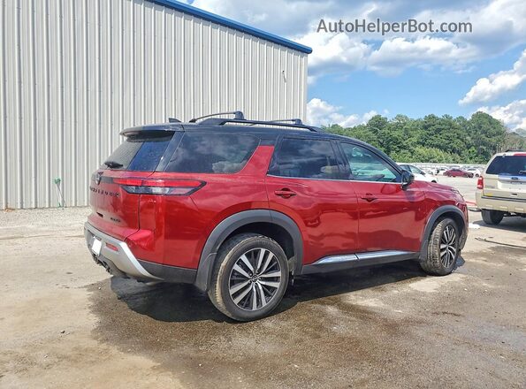 5N1DR3DH8PC265732 2023 NISSAN PATHFINDER Maroon Задня права чверть