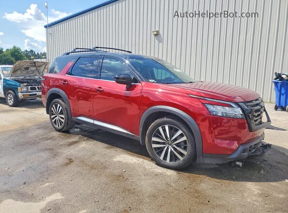 5N1DR3DH8PC265732 2023 NISSAN PATHFINDER Maroon Передня права чверть