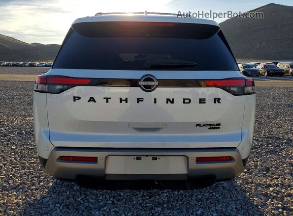 5N1DR3DJ0SC292631 2025 NISSAN PATHFINDER White Vista trasera