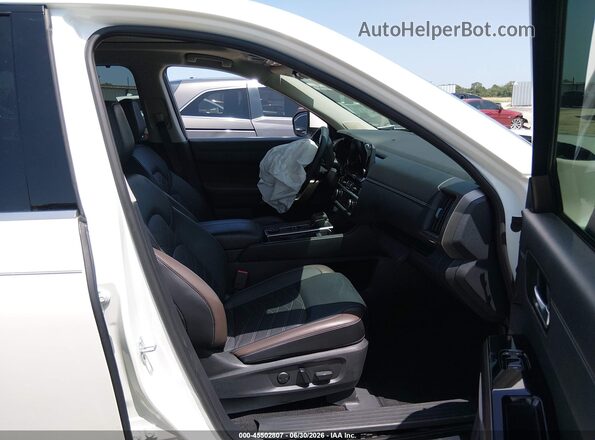 5N1DR3DJ2RC227449 2024 NISSAN PATHFINDER White Vista interior delantera