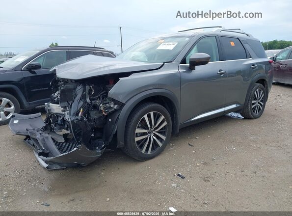 5N1DR3DJ8PC226867 2023 NISSAN PATHFINDER Gray Передня ліва чверть