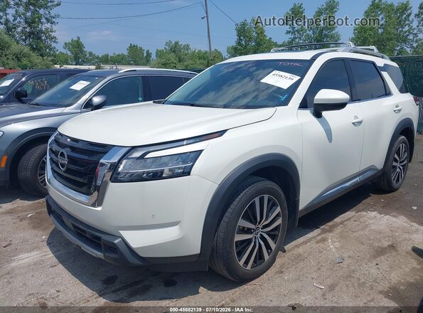 5N1DR3DJ9RC211863 2024 NISSAN PATHFINDER White წინა მარცხენა ხედი სამი მეოთხედიდან