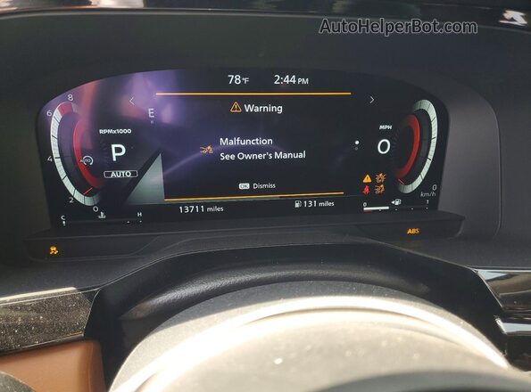5N1DR3DJ9SC210816 2025 NISSAN PATHFINDER White Սարքավորումների վահանակի տեսք