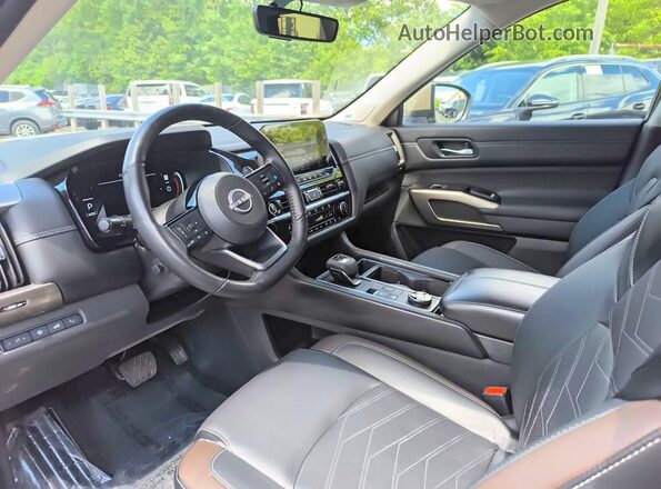 5N1DR3DK2RC204245 2024 NISSAN PATHFINDER Brown წინა სალონის ხედი