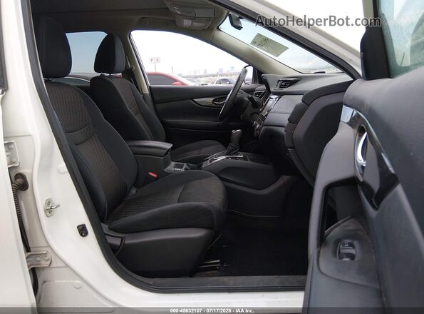5N1ET2MT5HC830010 2017 NISSAN ROGUE HYBRID White წინა სალონის ხედი