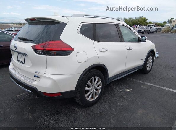 5N1ET2MT5HC830010 2017 NISSAN ROGUE HYBRID White უკანა მარჯვენა
