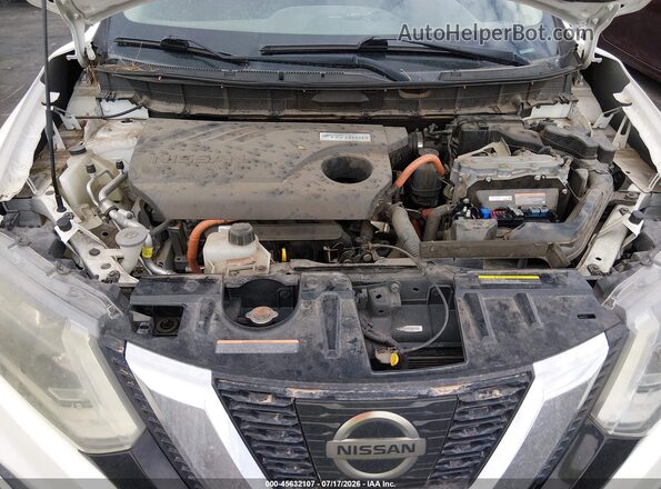 5N1ET2MT5HC830010 2017 NISSAN ROGUE HYBRID White უკანა ხედი