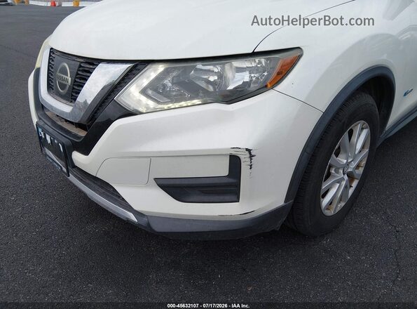 5N1ET2MT5HC830010 2017 NISSAN ROGUE HYBRID White წინა ხედი