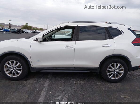 5N1ET2MT5HC830010 2017 NISSAN ROGUE HYBRID White სალონის 360-გრადუსიანი ხედი
