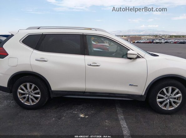 5N1ET2MT5HC830010 2017 NISSAN ROGUE HYBRID White უკანა სალონის ხედი