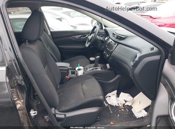5N1ET2MT9JC796241 2018 NISSAN ROGUE HYBRID Black Widok wnętrza z przodu