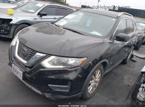5N1ET2MT9JC796241 2018 NISSAN ROGUE HYBRID Black Przód lewy