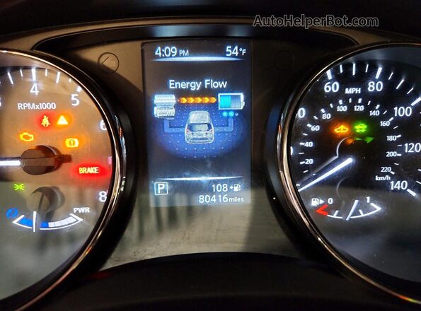 5N1ET2MV3HC803065 2017 NISSAN ROGUE White Instrument cluster view