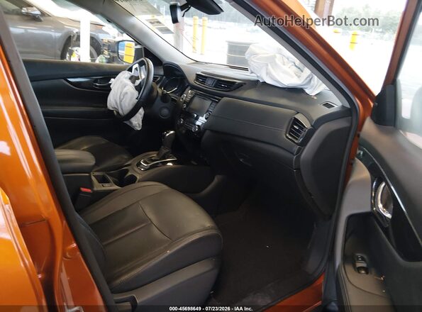 5N1ET2MV4JC842222 2018 NISSAN ROGUE HYBRID Orange Սալոնի դիմացի տեսք