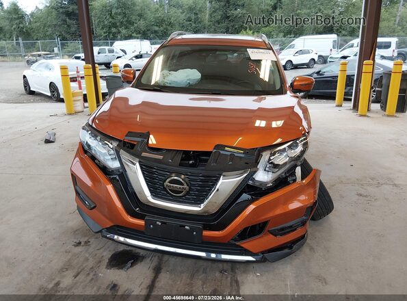 5N1ET2MV4JC842222 2018 NISSAN ROGUE HYBRID Orange Սալոնի հետևի տեսք