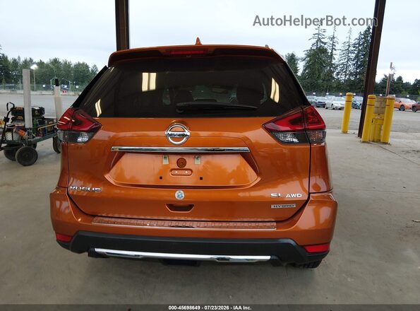 5N1ET2MV4JC842222 2018 NISSAN ROGUE HYBRID Orange 