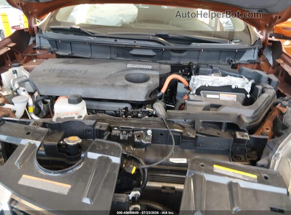 5N1ET2MV4JC842222 2018 NISSAN ROGUE HYBRID Orange Հետևի տեսք