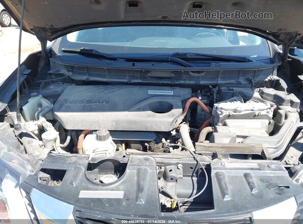 5N1ET2MV5JC825154 2018 NISSAN ROGUE HYBRID Black Widok z tyłu
