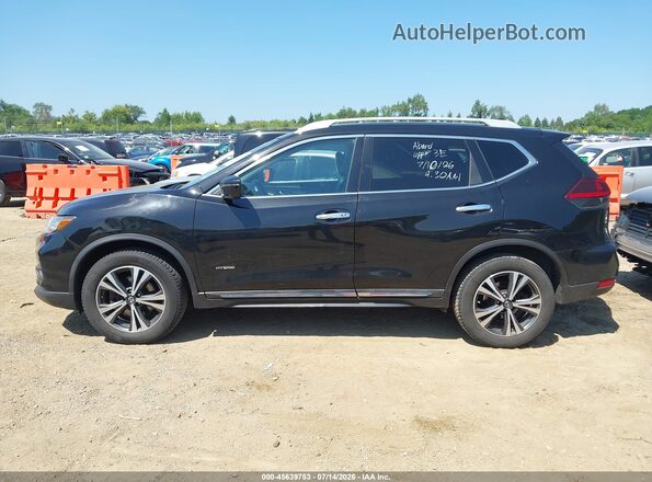 5N1ET2MV5JC825154 2018 NISSAN ROGUE HYBRID Black Widok wnętrza 360 stopni
