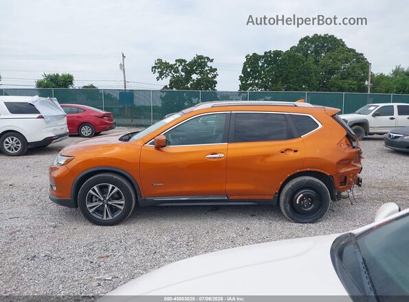 5N1ET2MV6HC768246 2017 NISSAN ROGUE HYBRID Orange 