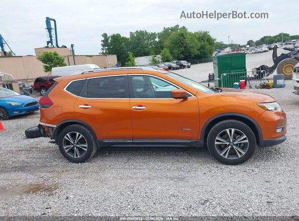 5N1ET2MV6HC768246 2017 NISSAN ROGUE HYBRID Orange Vista interior de 360 grados