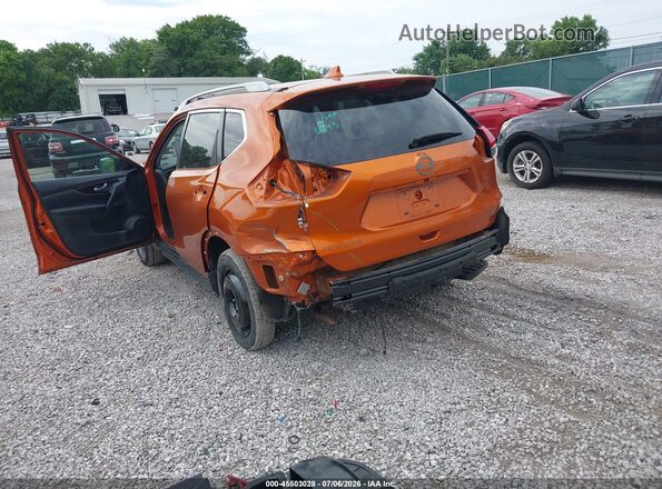 5N1ET2MV6HC768246 2017 NISSAN ROGUE HYBRID Orange Vista frontal