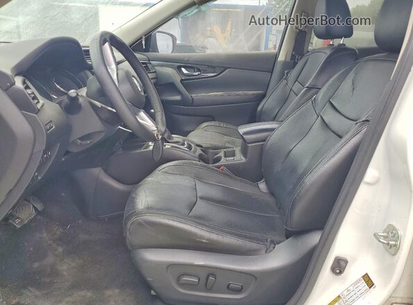 5N1ET2MV8KC736373 2019 NISSAN ROGUE White წინა სალონის ხედი