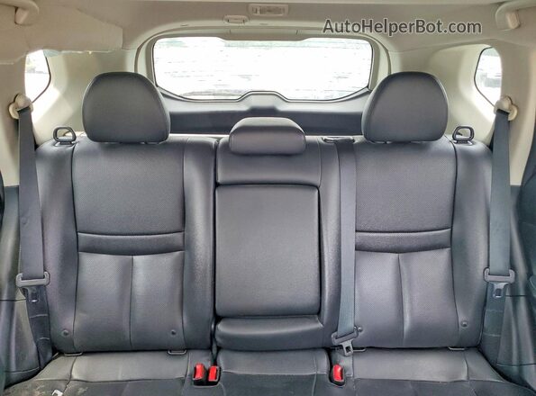5N1ET2MV8KC736373 2019 NISSAN ROGUE White უკანა სავარძლების ხედი