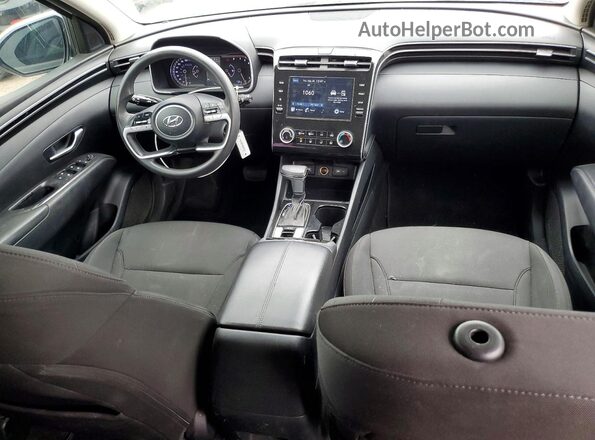 5NMJA3AE1NH003493 2022 HYUNDAI TUCSON White Առջևի վահանակի տեսք