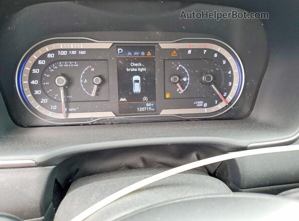 5NMJA3AE1NH003493 2022 HYUNDAI TUCSON White Սարքավորումների վահանակի տեսք