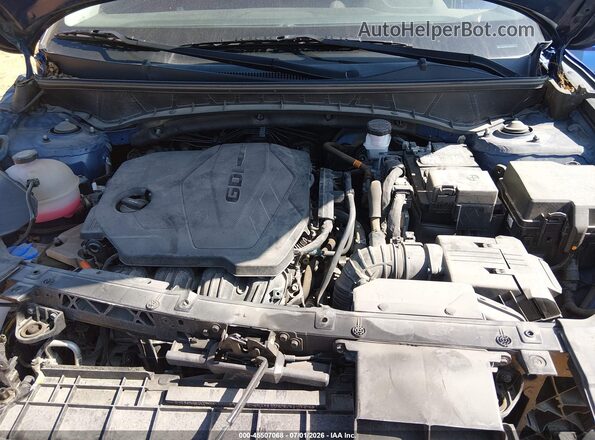 5NMJA3AE4NH096462 2022 HYUNDAI TUCSON Blue უკანა ხედი