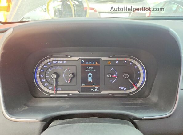 5NMJA3AE6NH056464 2022 HYUNDAI TUCSON Charcoal Vista del cuadro de instrumentos