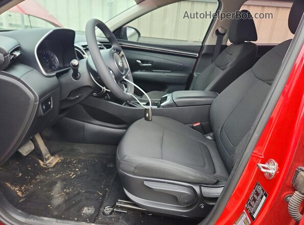 5NMJA3AEXNH005887 2022 HYUNDAI TUCSON Red Vista interior delantera