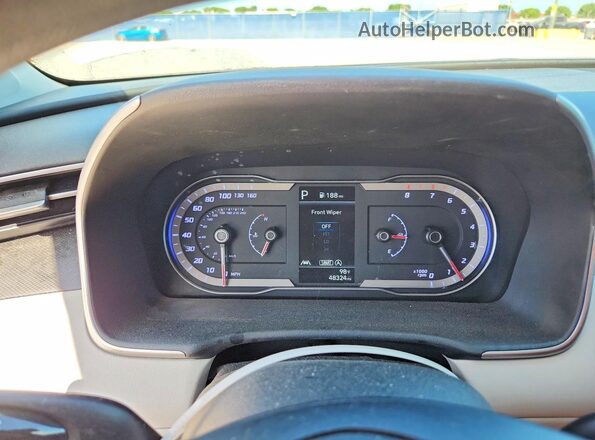 5NMJA3AEXNH067371 2022 HYUNDAI TUCSON Black Սարքավորումների վահանակի տեսք