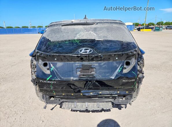 5NMJA3AEXNH067371 2022 HYUNDAI TUCSON Black Հետևի տեսք