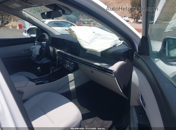 5NMJA3DE1SH518632 2025 HYUNDAI TUCSON White წინა სალონის ხედი