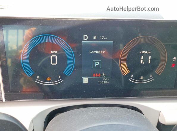 5NMJA3DE3SH509902 2025 HYUNDAI TUCSON Black Սարքավորումների վահանակի տեսք