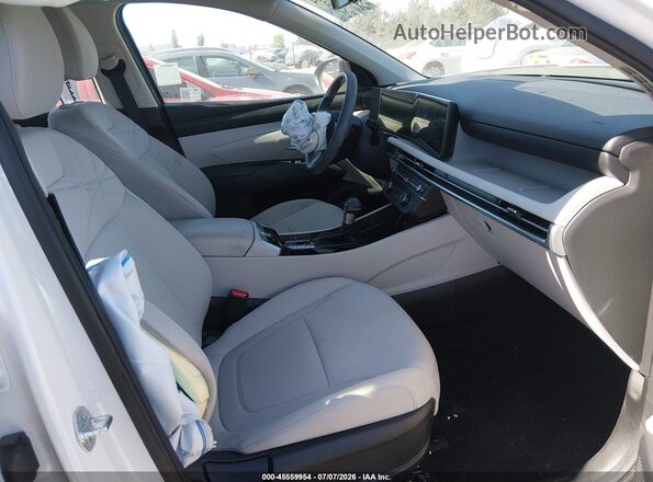5NMJA3DEXSH493939 2025 HYUNDAI TUCSON White Widok wnętrza z przodu