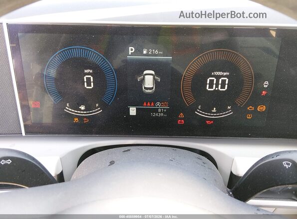 5NMJA3DEXSH493939 2025 HYUNDAI TUCSON White Widok tylnych siedzeń