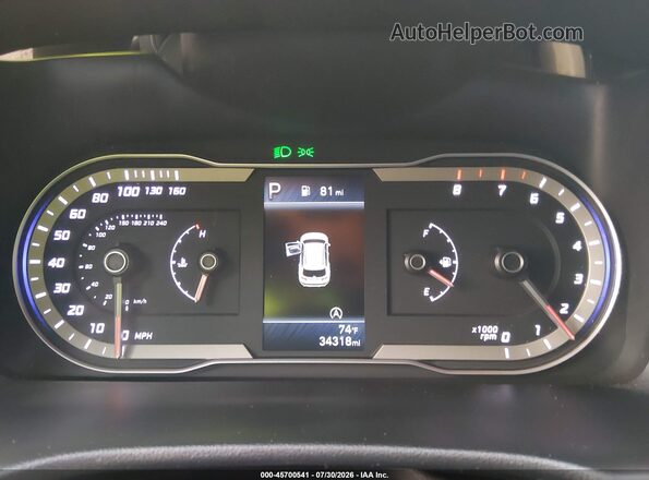 5NMJACAE2NH104896 2022 HYUNDAI TUCSON White Widok tylnych siedzeń